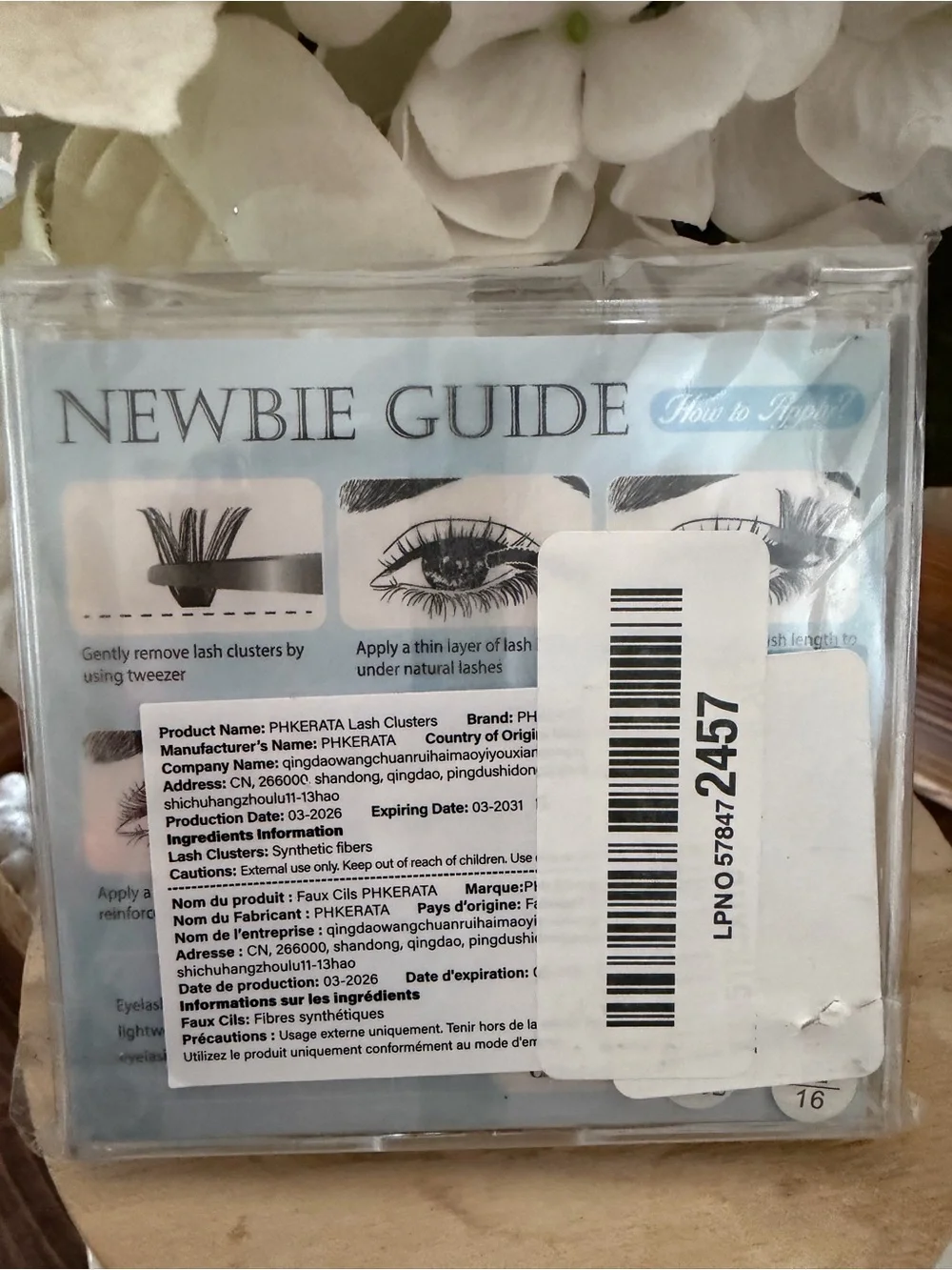Natural Lash Clusters Wispy Cluster Eyelash Extensions 120pcs